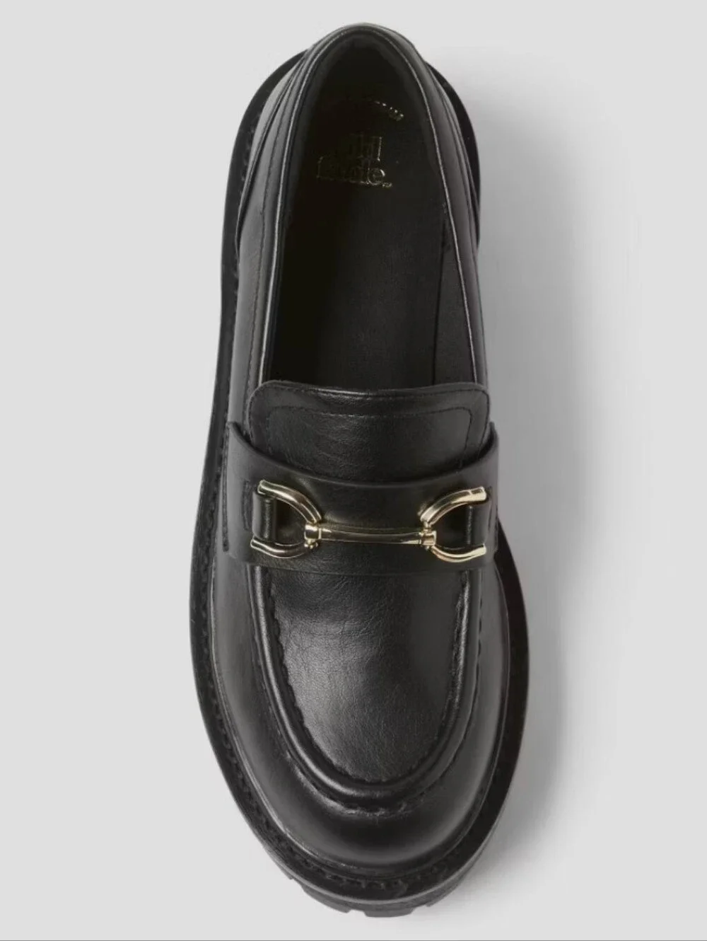 New w/Tags Wild Fable Chapman Vegan Leather Lug Sole Platform Loafers Size 8 - Picture 3 of 5